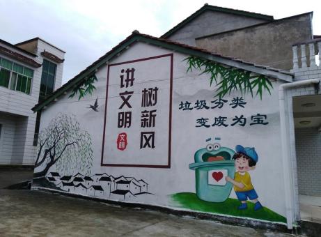 内乡墙绘是现在流行的墙体广告