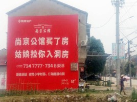 内乡墙体广告在乡镇、农村市场的媒体优势