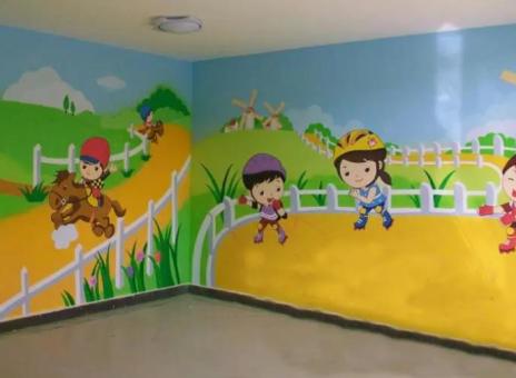 内乡幼儿园墙体彩绘制作流程及注意事项