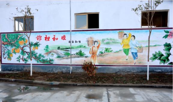 内乡乡镇文化墙 乡风文明焕发新活力