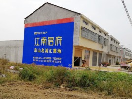 内乡农村墙体广告在不同形式上面展现的不同特色