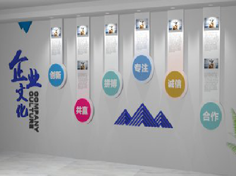 内乡企业文化墙需要传递什么办公文化？